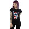 Disney Womens/Ladies Lilo And Stitch Stitch Christmas Cotton T-Shirt