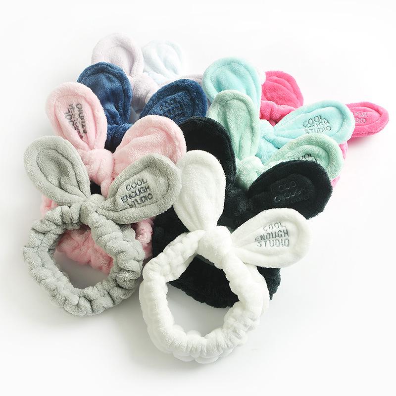 Gao Junxi вышитые буквы галстук проволока бант повязка на голову маска для умывания макияж повязка на голову женские аксессуары для волос