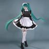 Vocaloid Miku Косплей Костюм Женщины Лолита Сексуальные Платья Горничной Головной Убор Фартук Наряд Милая Вечеринка Униформа от Хэллоуина Карнавальная Одежда
