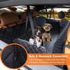 Waterproof Pet Car Seat Cover - Back Seat Protector, Scratch & Bite-Proof