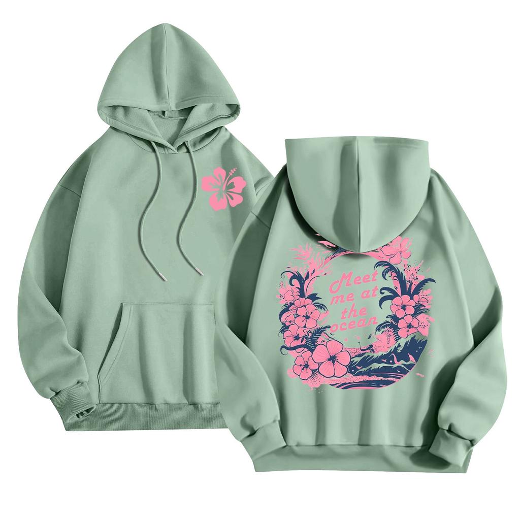 Hooded Sports Tracksuit Unisex Running Outfits Long Sleeve Pullover Hoodies Sweatshirt