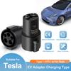 Автомобильный зарядный адаптер Тип 1 J1772 к разъему Tesla TS-NACS Для электромобиля Модель X Y 3 S Тип 1 Зарядное устройство 240 В переменного тока 80 А IP54