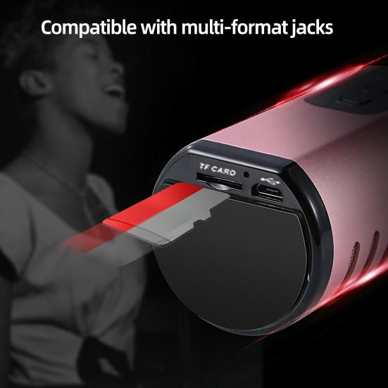 K6 Wireless Microphone Noise Cancelling Sensitive High Fidelity Bluetooth-compatible 5 Karaoke Condenser Microphone