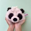 NICI Figure Face Panda Black and 3090654 Pouch, Drawstring, White, Animal,