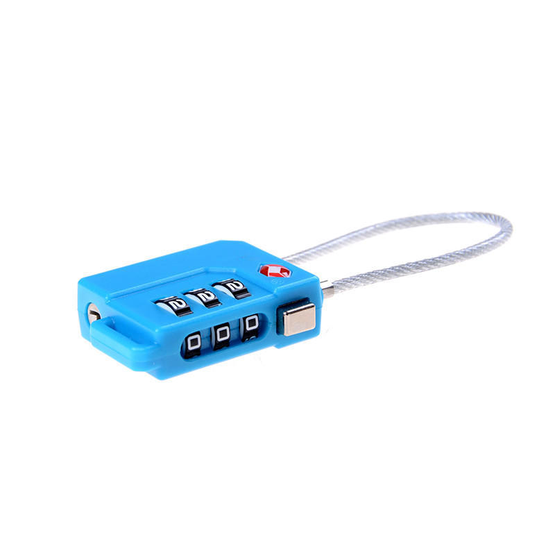 Tsa сбрасываемый 3-значный кодовый замок для дорожного багажа, чемодана, кодовый замок