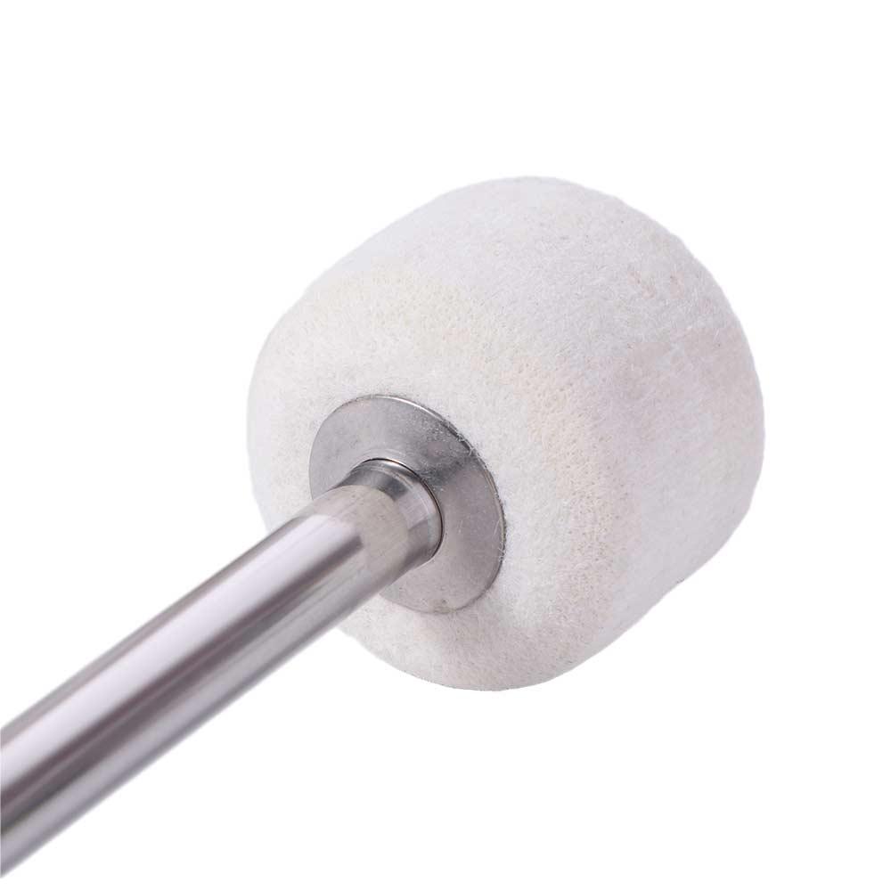 1 шт. Палочка для бас-барабана из нержавеющей стали с подвесным шнуром, палочки для инструментов, музыкальный инструмент