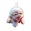 2D Monkey Acrylic Hanging Decoration Home Office Backpack Car Rearview Mirror Lying