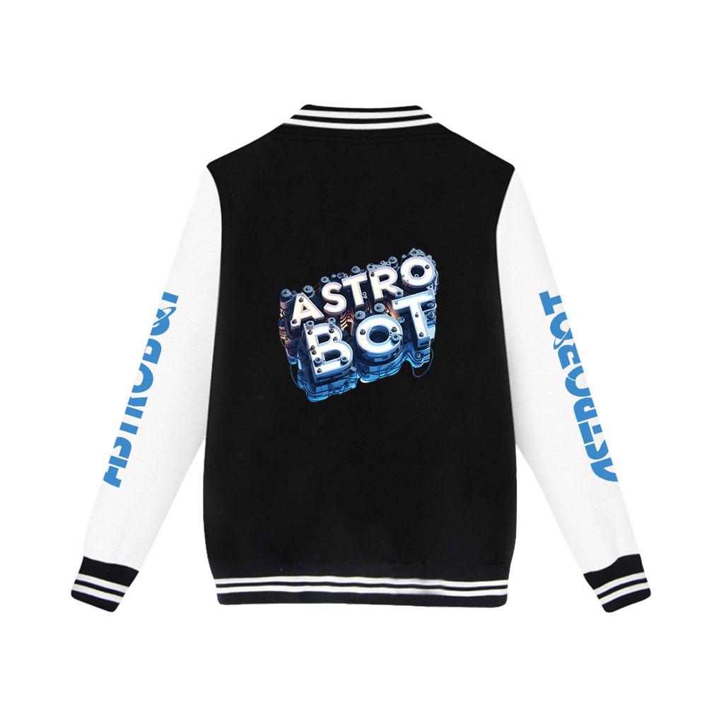 Унисекс-мода для поклонников Astro Bot Печатная бейсбольная толстовка для женщин и мужчин Куртки для активного отдыха