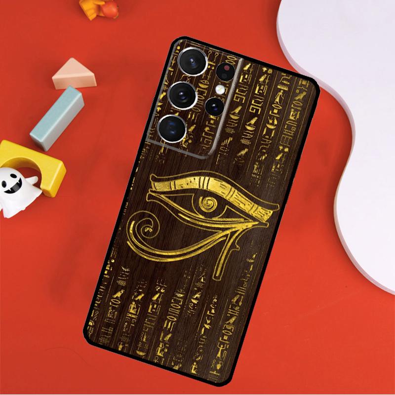 Египет Египетский Фараон Чехол для Телефона Для Samsung Galaxy S25 Ultra S9 S10 S20 FE S21 S22 S23 S24 Plus S24 Ultra Чехол