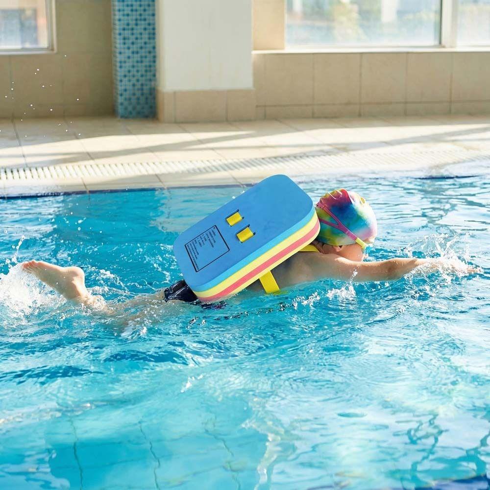 Dual-Lock Buckle Kids Back Float Adjustable Learning Aid Tool Beginners Swim Trainer Lessons