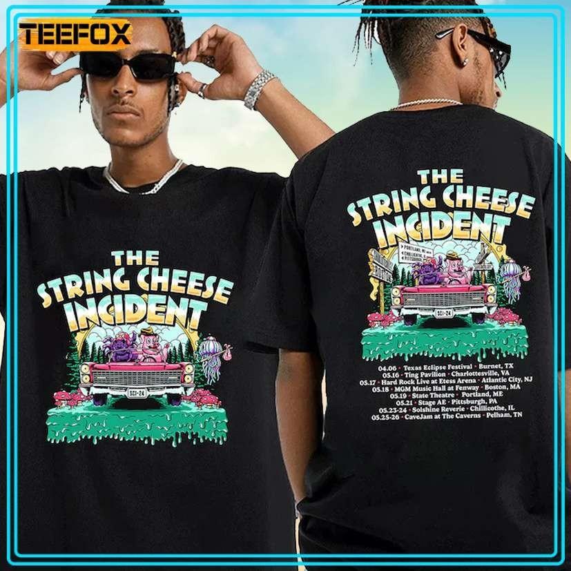 2 Sides The String Cheese Incident Tour 2024 Concert T-Shirt S-5XL SN27 Unisex T-Shirt