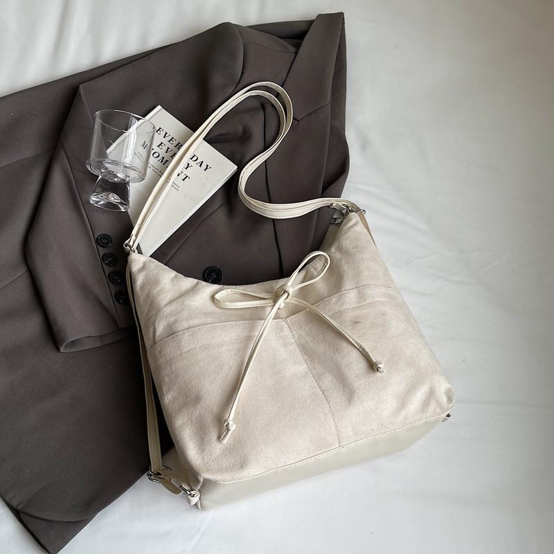 Stylish Vintage Women's Bucket Bag Large Capacity Casual Crossbody Purse For Everyday Use