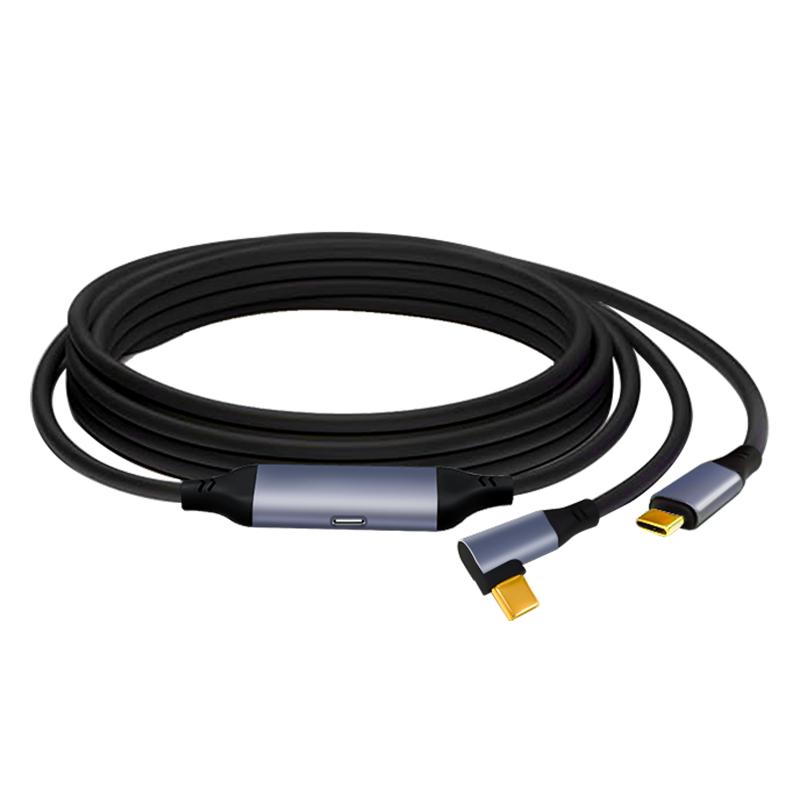 Guannanzhou 5Gbps Type-C to Type-C VR Cable with PD 27W Fast Charging TPE Jacket Extension for Pico 4 and SteamVR