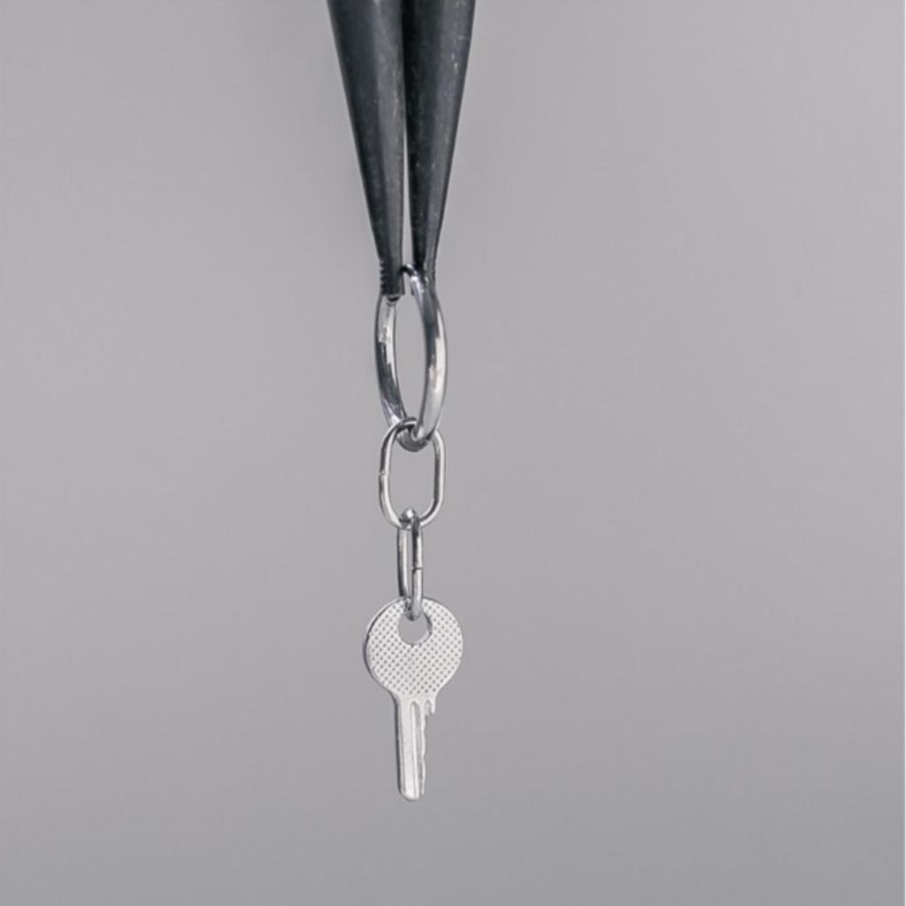 [STRAY KIDS Hyunjin Style] Стальное кольцо-серьга в виде ключа или кафф
