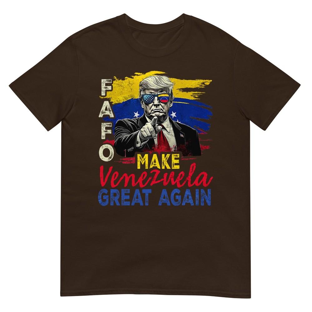Funny Fafo Trump Venezuela Great Again Tshirt