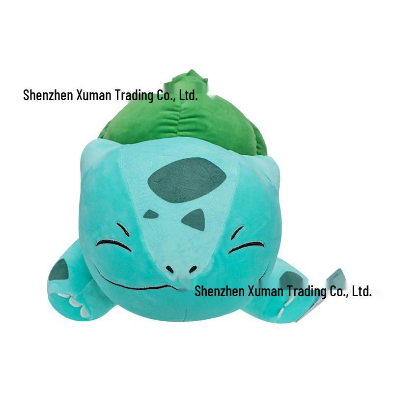 Authentic Pokemon Plush Dolls: Pikachu, Gengar, Mewtwo, Psyduck, Squirtle.