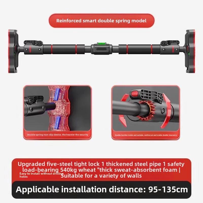 Bestseller Horizontal Bar Household Indoor Fitness Equipment Household Sports Non-punching Rings Single Rod Pull-up Device on Th