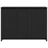 Sideboard Black 102 x 29.5 x 75 cm Engineered Wood