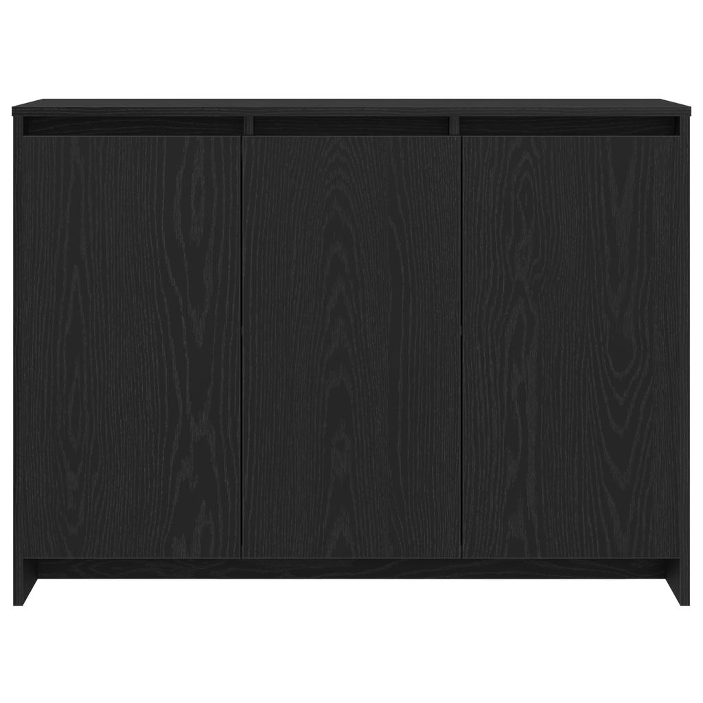 Sideboard Black 102 x 29.5 x 75 cm Engineered Wood