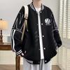 Oversized Mens Hoodie Jacket Streetwear Baseball Style Loose Fit Winter Sweatshirt Plus Size