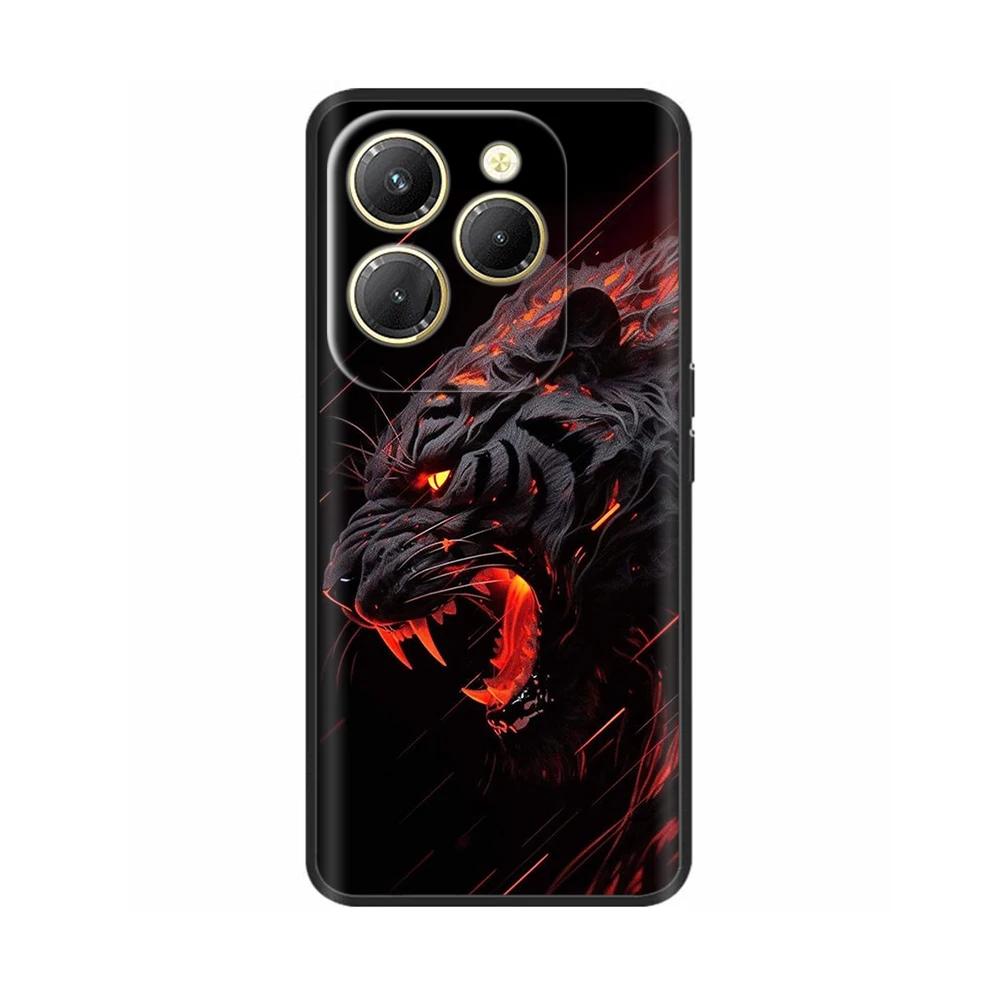 Для чехла Infinix Hot 40 Pro Ударопрочный Силиконовый Мягкий Чехол для Телефона Задняя Крышка для Infinix Hot 40 Pro Hot40 40i Hot40i Чехлы Fundas