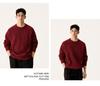 Men's High-End Round Neck Knit Sweater - Black & Red, Warm Autumn/Winter Inner Wear, In Stock with Tags
