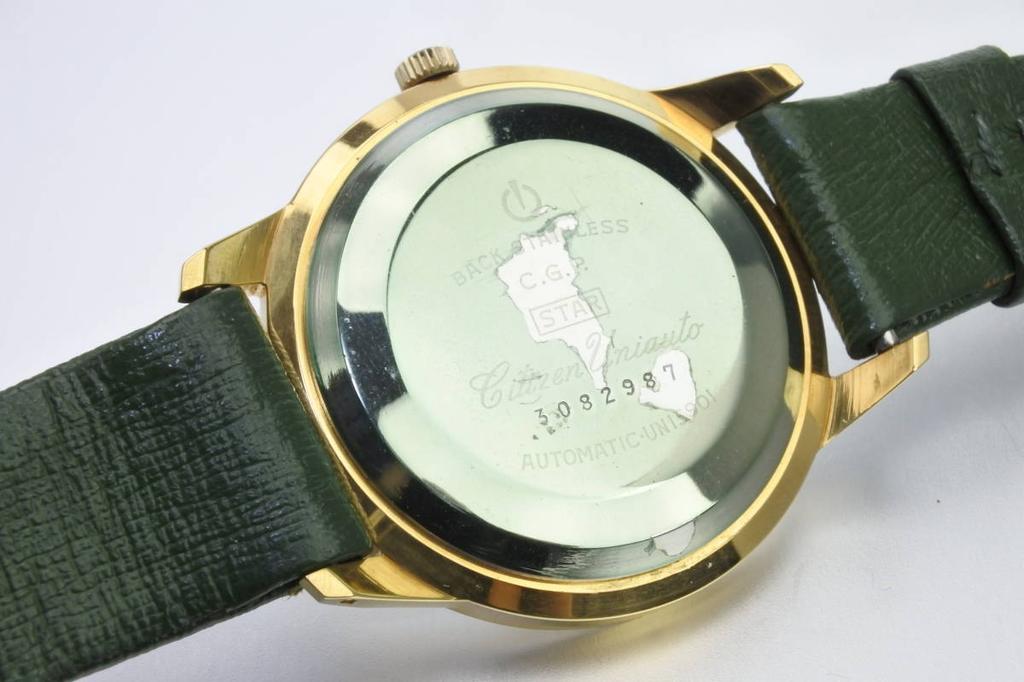 Citizen Мужские автоматические наручные часы UNIAUTO 15901, 17 камней, 1963 г.