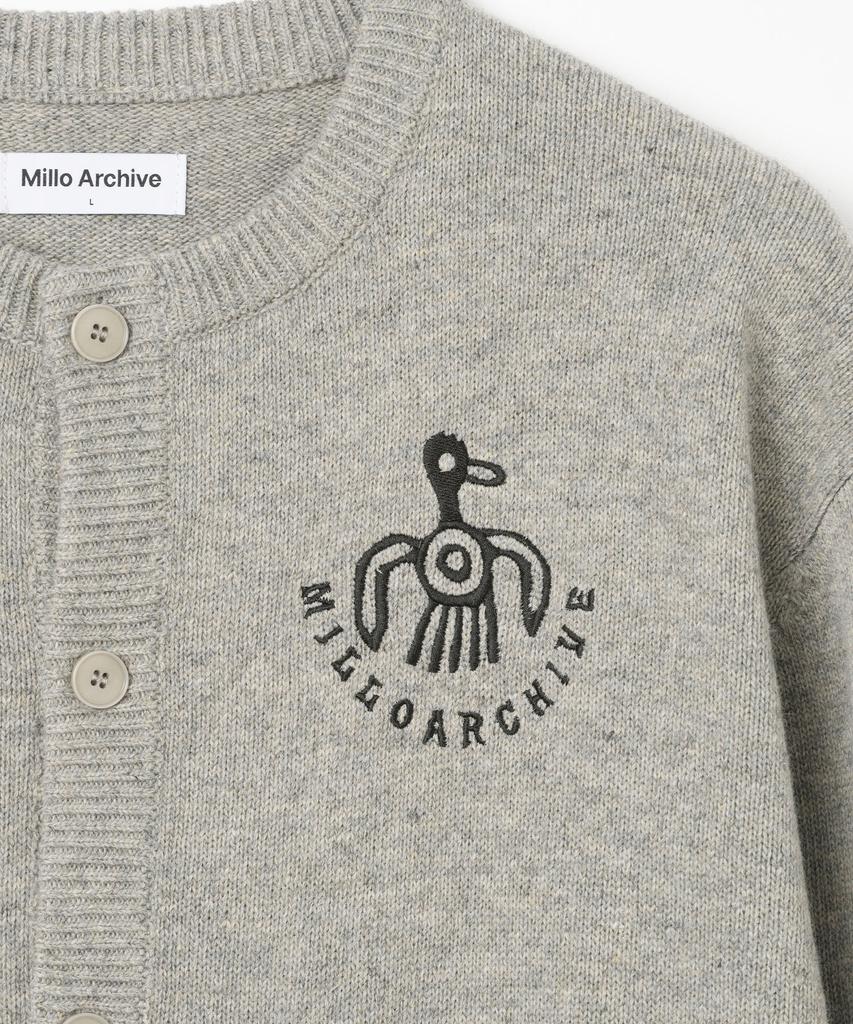 Кардиган Millo Archive Monument Round [Серый меланж]
