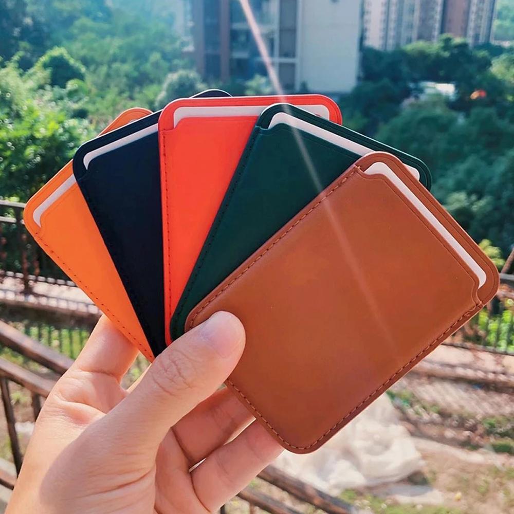 Phone Cover ID Holder Magnet Case Phone Wallet Card Solt Magnetic Card Holder Phone Card Holder