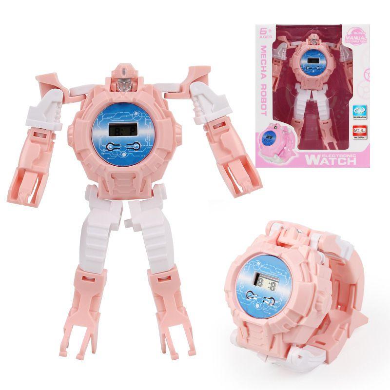 Детские часы-трансформер электронные часы две формы игрушка для детей