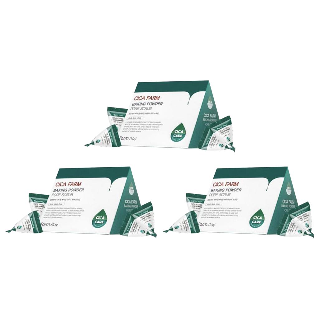 FARM STAY Cica Farm Baking Powder Скраб для пор, 7 г x 25 шт. (3 варианта)
