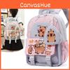 School Bag Childrens Cartoon Capybara Pattern Ergonomic Kindergarten Shoulder