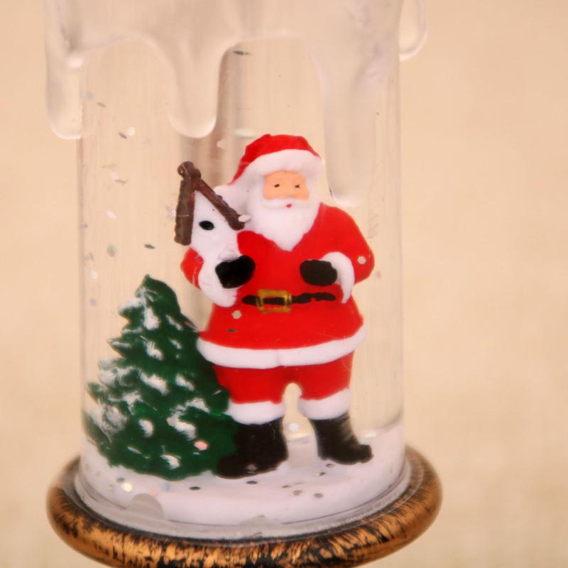 Christmas Decoration Electronic Candles Night Lights Desktop Lighting Atmosphere Scene Arrangement Props Xmas Kids Gifts