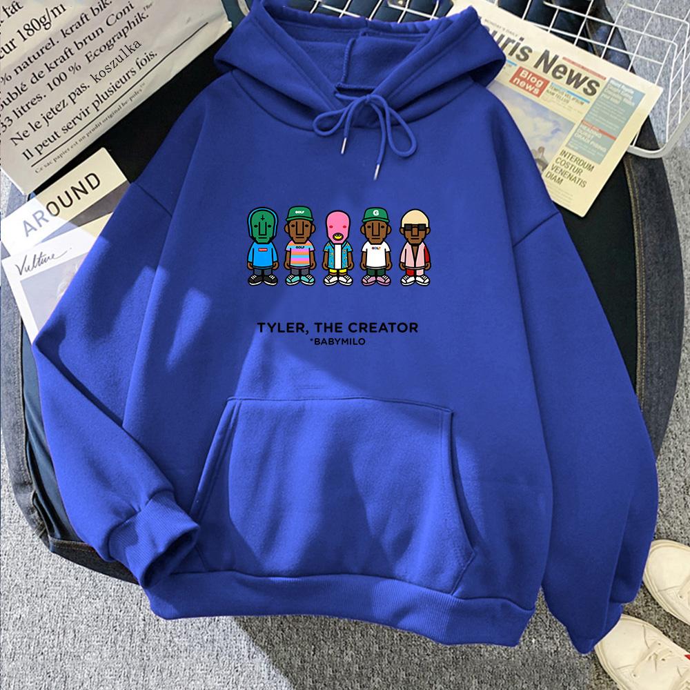Tylerr The Creator Hip Hop Rapper Vintage Hoodies Men Sweatshirts New Loose and Comfortable Pullovers Y2k Streetwear
