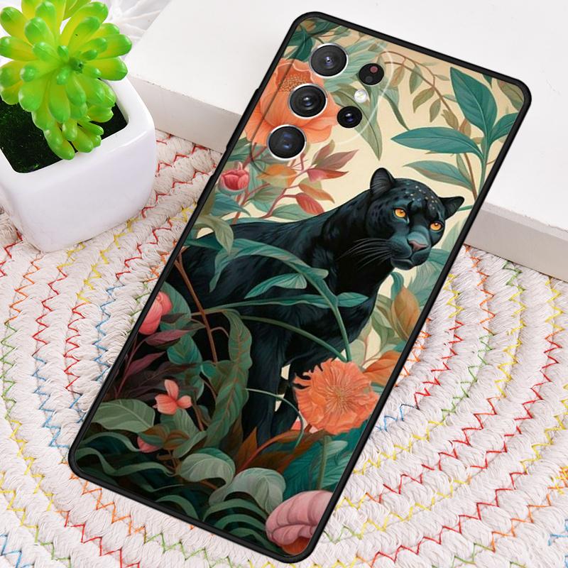 Чехол для телефона с принтом гепарда и пантеры для Samsung Galaxy note 10 pro S26 Ultra S23 S24 FE S25 S21 S22 PLUS противоударный
