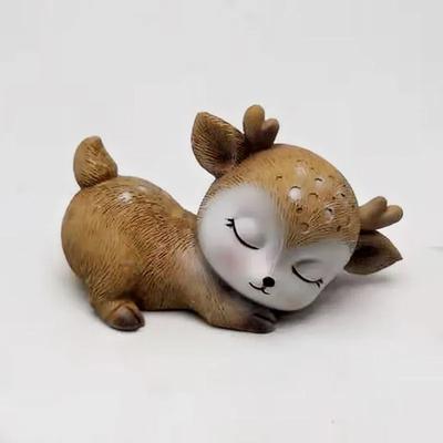 3d силиконовая форма для спящего оленя, DIY мыло, гипсовая смола, шоколадная помадка, инструменты для украшения торта
