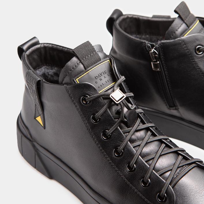 Demi-season Boots Made of Genuine Leather for Men Davis