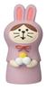 Decore Corporation Cat Hood Moon Viewing Rabbit, Purple, ZTM-86532M, Miniature Goods, Concombre, Relaxing Pond Moon Viewing Party