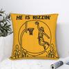 Pillow Cover He Is Risen Boho Easter Christian Jesus Vintage Pillow Case For Sofa Bedroom Home Decor Pillowcases