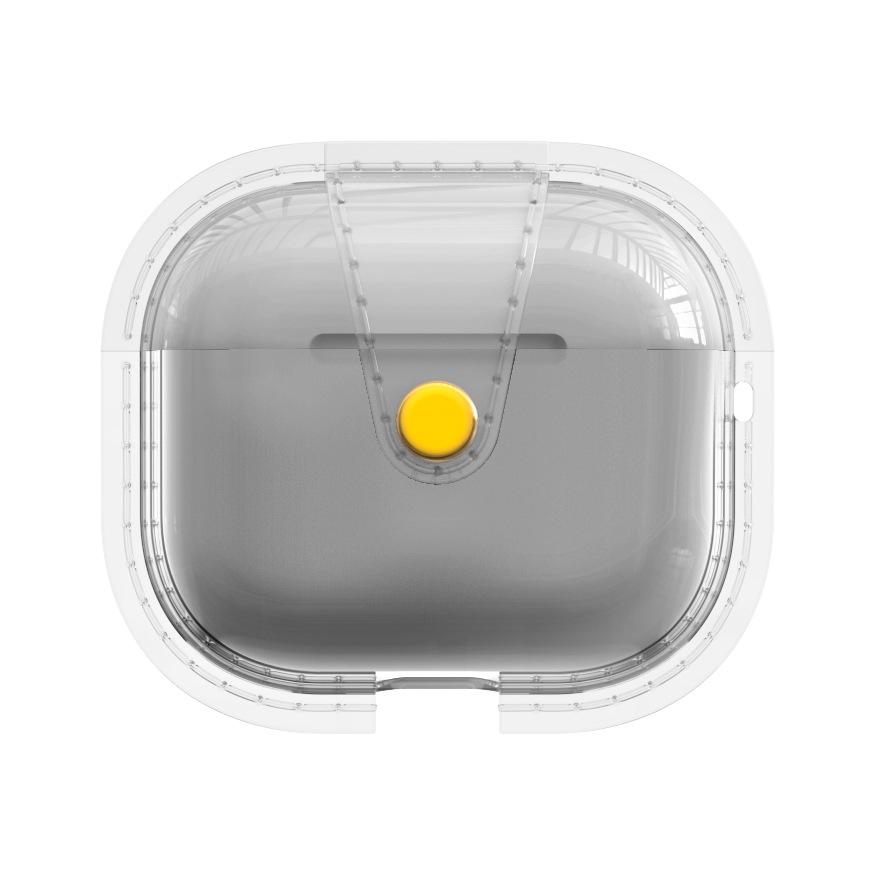 Применимо к Apple AirPods 4-го поколения, магнитный кристаллический бронечехол для наушников, защитный чехол для наушников AirPods Pro2, кнопка-защелка