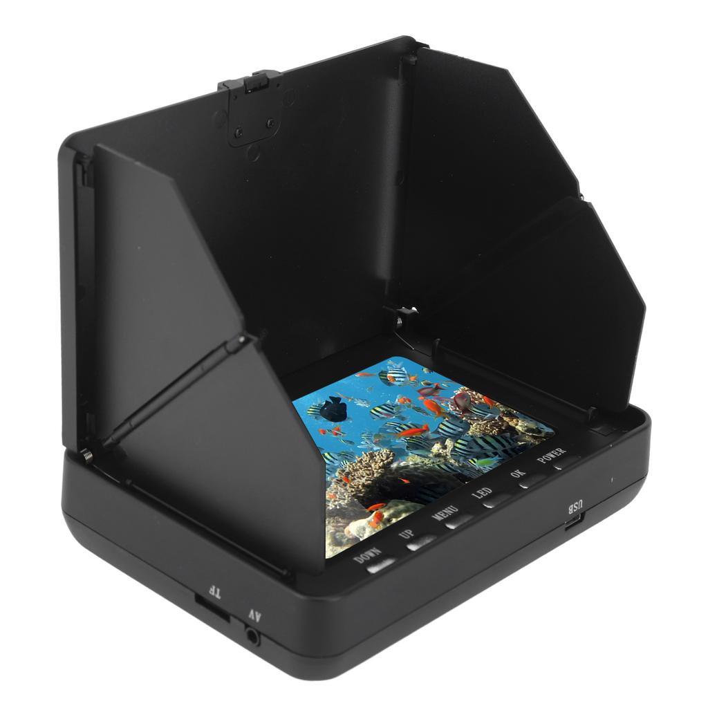 Underwater Camera Fish Detector 5000MAH IP68 1080P USB 5in Underwater Camera Fish Finder for Boat