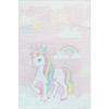 Children's Rug - Unicorn - 80x150cm - Non-slip - Machine Washable - Soft Polyester