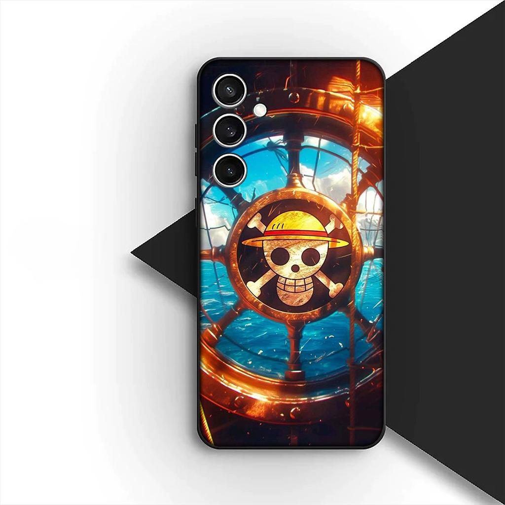 Cover for Samsung Galaxy S24 S25 S23 FE Ultra Plus S7 Edge S25+ S23+ A56 5G Phone Case Nico Robin Roronoa Zoro One Luffy Pieces