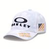 Oakley Белая Печать Фиксированный Размер Охлаждающая Касанием Кепка, 26.0, Мужская, Влагоотводящая, Быстросохнущая, Эластичная, Антибактериальная, Устойчивая к Запахам,
