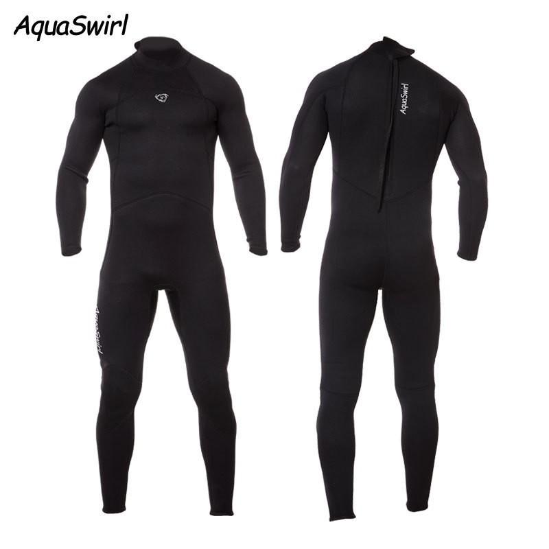Mens 3mm Full Wetsuit Diving Surfing Snorkeling Winter Swimming Thermal Neoprene