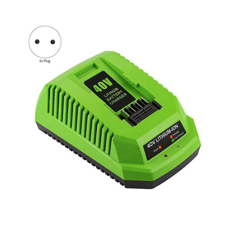 Зарядное устройство для 40-вольтного литий-ионного аккумулятора GreenWorks 29482 G-MAX 40V - Аккумулятор 29472 29482 29652 G40825 EU Pl