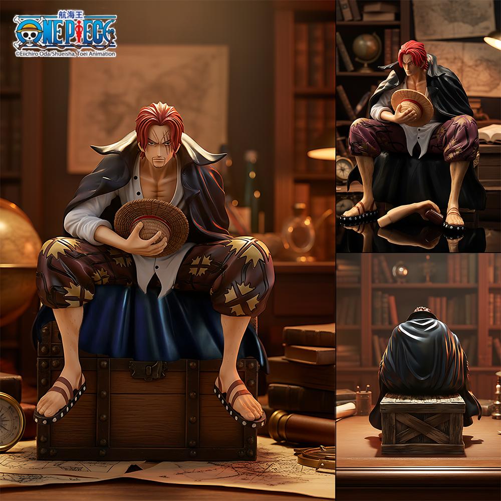 1pc Officially One Piece Shanks Figure, One of the Four Emperors — Collectible Desktop Decor, Ideal Gift for Holiday & Birthday.