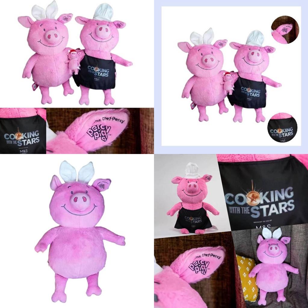 British M&s Pig Plush Toy Soft And Breathable Material