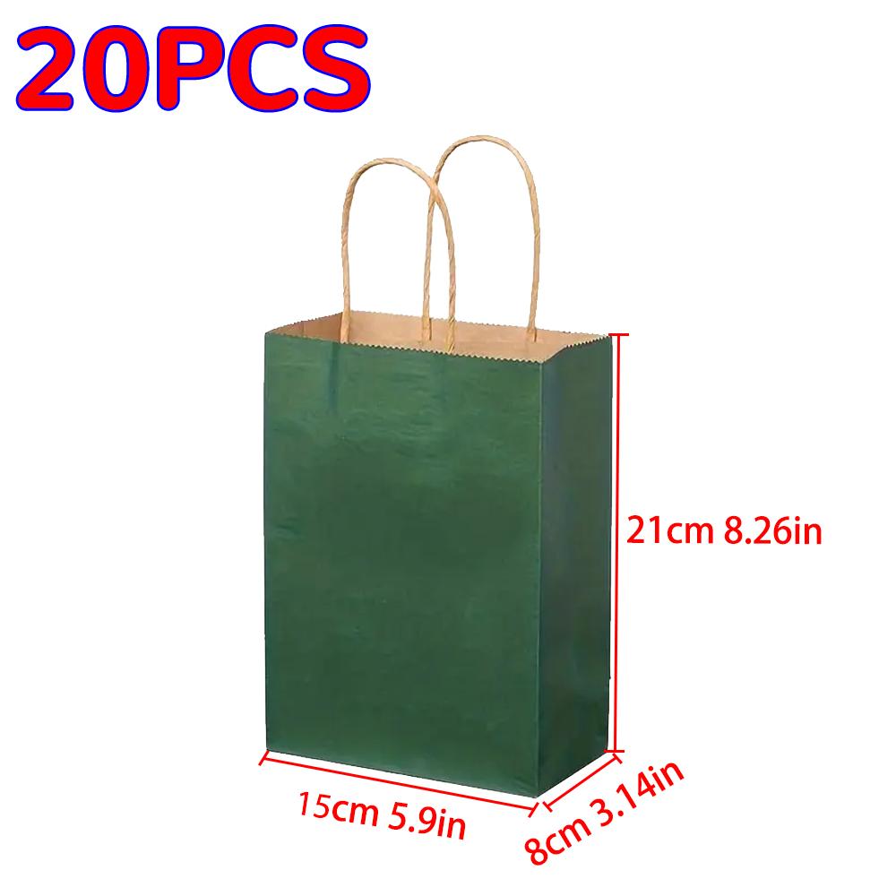 Kraft Bag Paper Gift Bags Reusable Grocery Shopping Bags for Packaing Craft Gifts Wedding Business Retail Party Bags