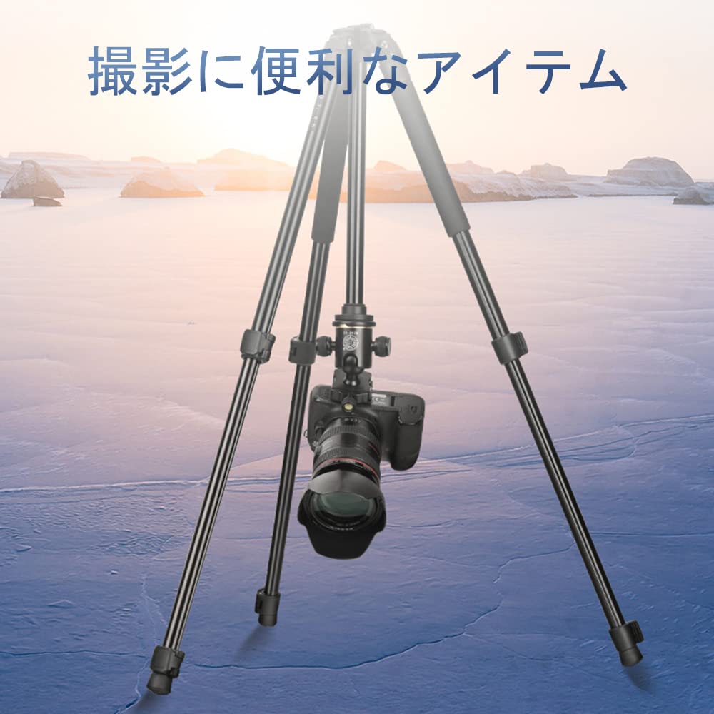 Samcos Camera Screw To Screw Adapter Set of 2 Barrel Nut Female Thread Converter Adapter Aluminum Alloy Photography Aid Suitable for Camera Clamps and